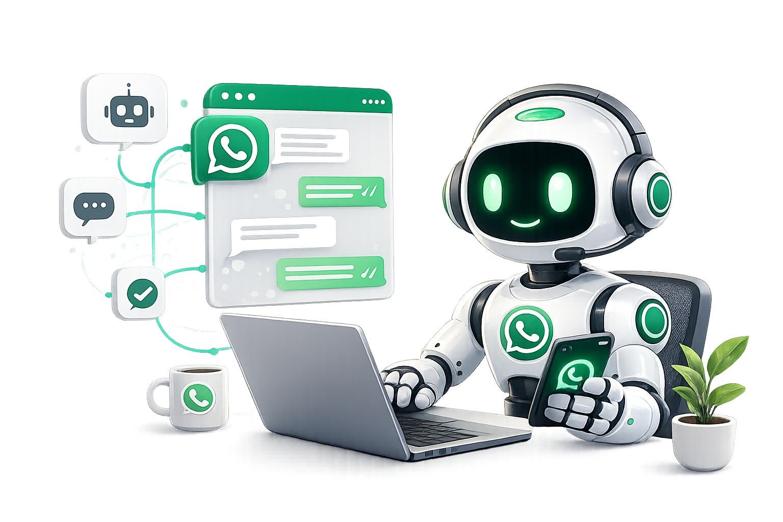 Chatbot para WhatsApp con IA para ventas y soporte en Colombia